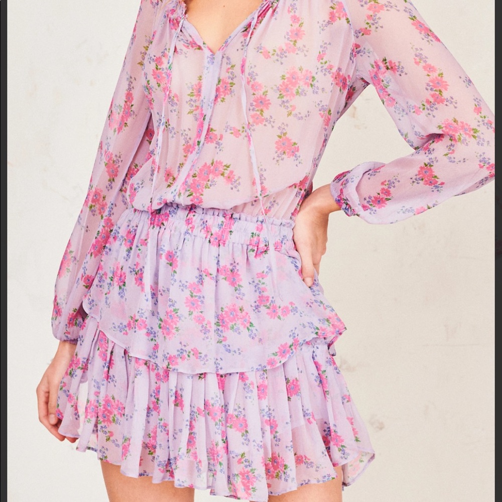 NWT Loveshack Fancy Popover Dress XS